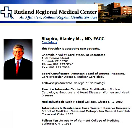 Stan Shapiro, MD, Cardiology