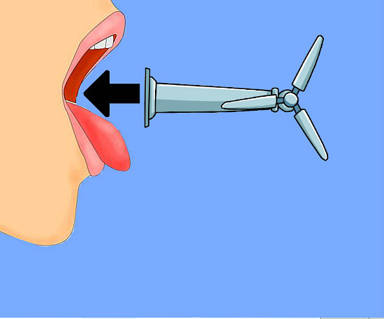 mouth turbine