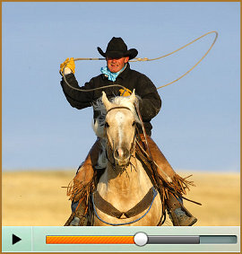 Cowboy from a working ranch in the Dakotas